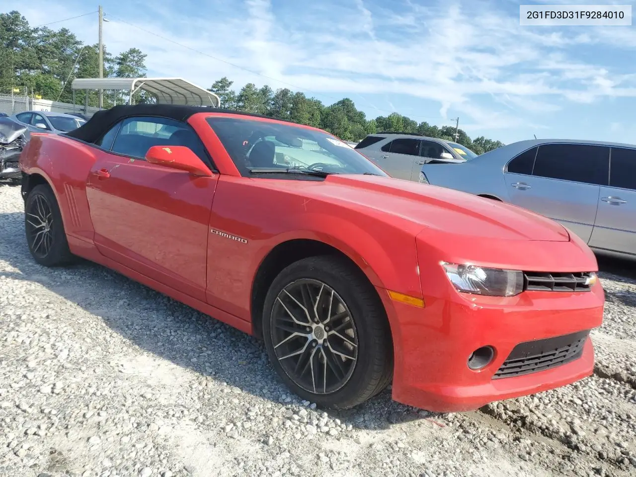 2015 Chevrolet Camaro Lt VIN: 2G1FD3D31F9284010 Lot: 63461205