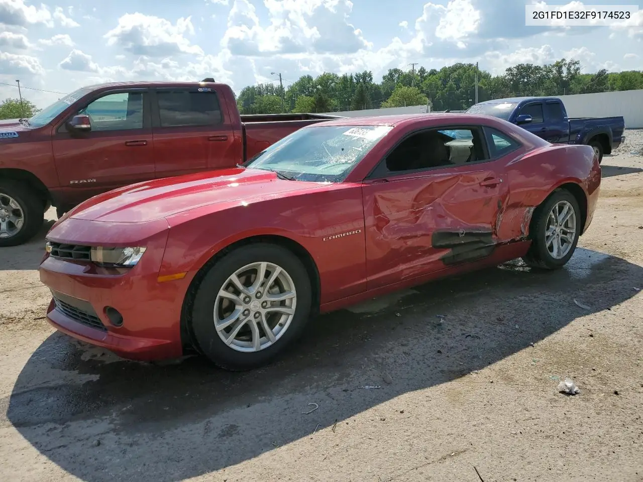 2015 Chevrolet Camaro Lt VIN: 2G1FD1E32F9174523 Lot: 63613525
