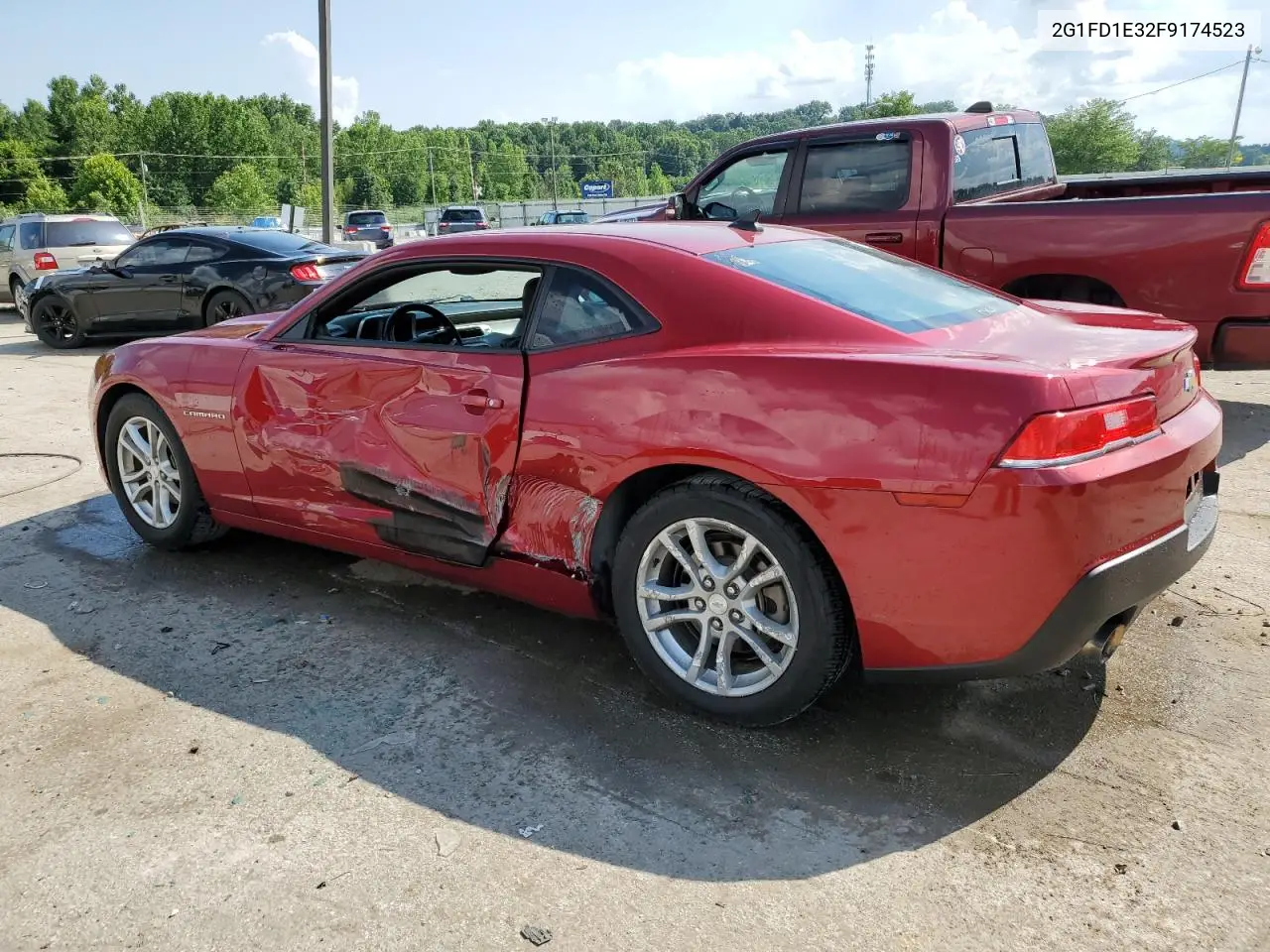 2015 Chevrolet Camaro Lt VIN: 2G1FD1E32F9174523 Lot: 63613525