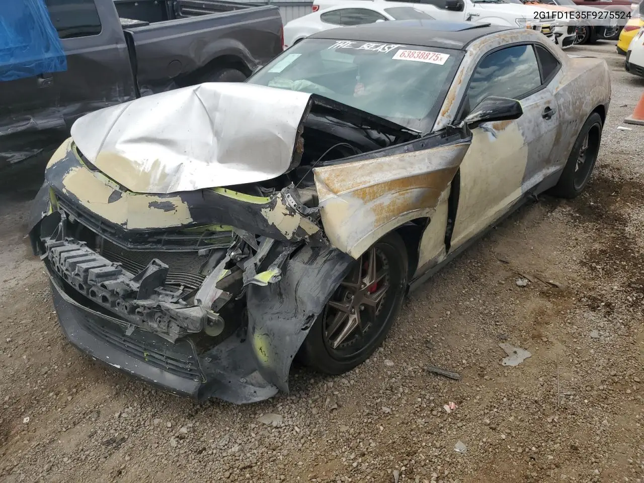 2015 Chevrolet Camaro Lt VIN: 2G1FD1E35F9275524 Lot: 63838875