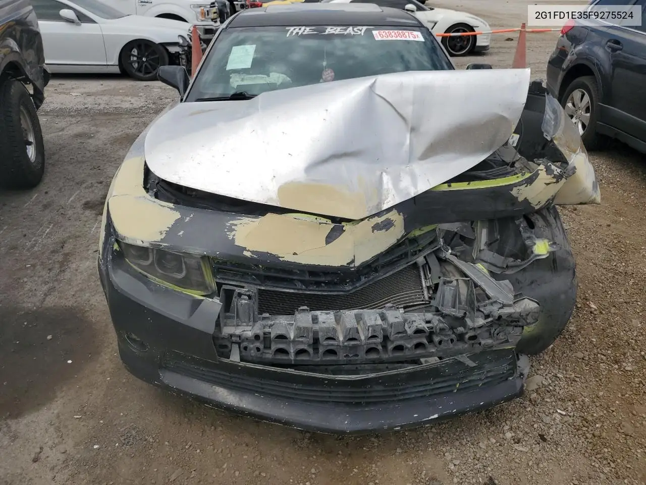 2015 Chevrolet Camaro Lt VIN: 2G1FD1E35F9275524 Lot: 63838875
