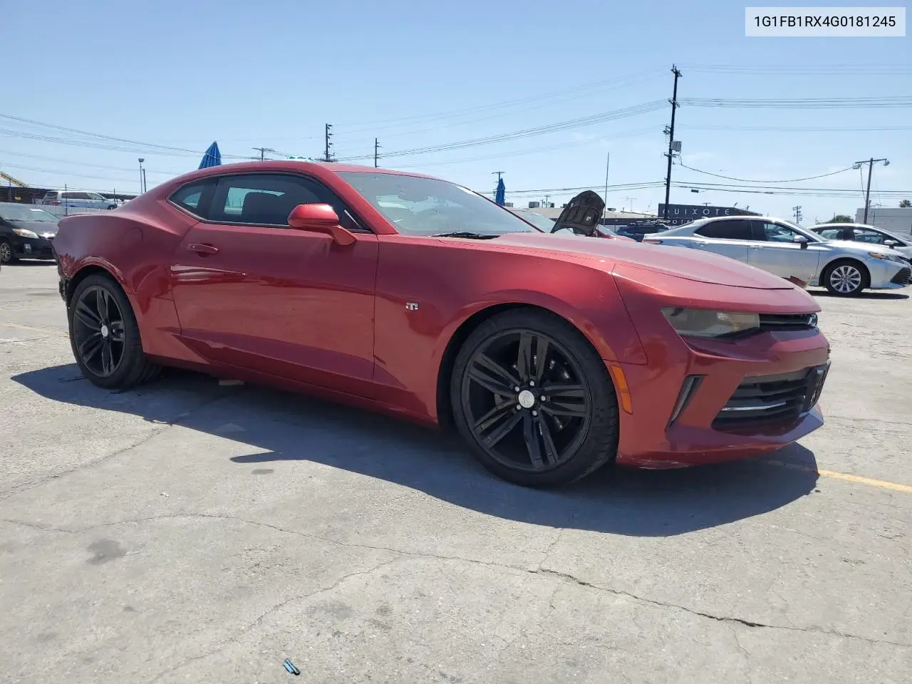 2016 Chevrolet Camaro Lt VIN: 1G1FB1RX4G0181245 Lot: 56431545