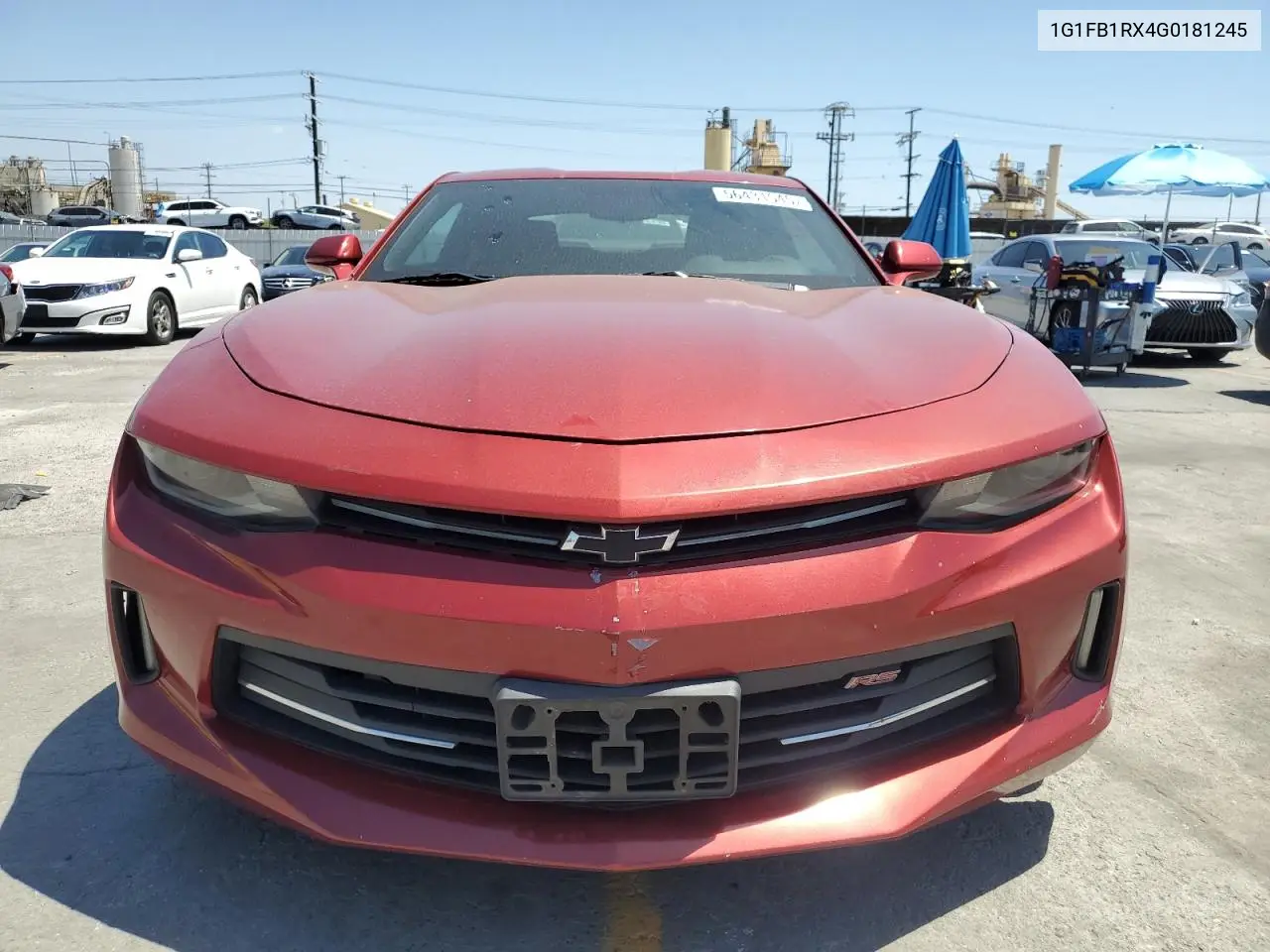 2016 Chevrolet Camaro Lt VIN: 1G1FB1RX4G0181245 Lot: 56431545