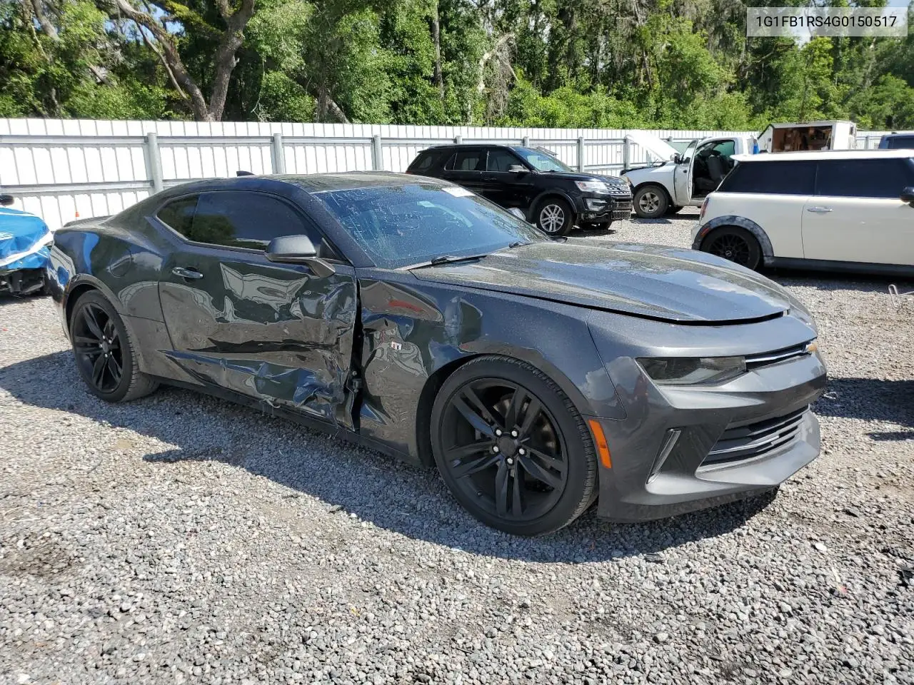 2016 Chevrolet Camaro Lt VIN: 1G1FB1RS4G0150517 Lot: 56700645