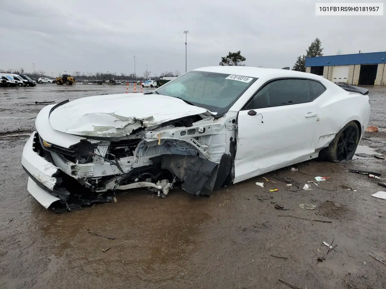 2017 Chevrolet Camaro Lt VIN: 1G1FB1RS9H0181957 Lot: 47610315