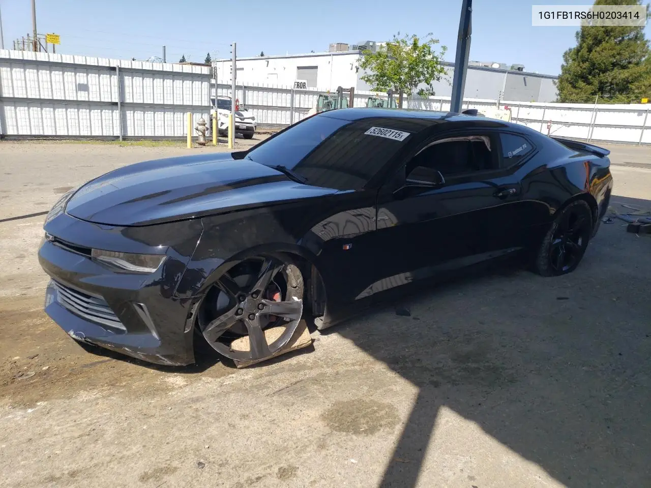 2017 Chevrolet Camaro Lt VIN: 1G1FB1RS6H0203414 Lot: 52602115