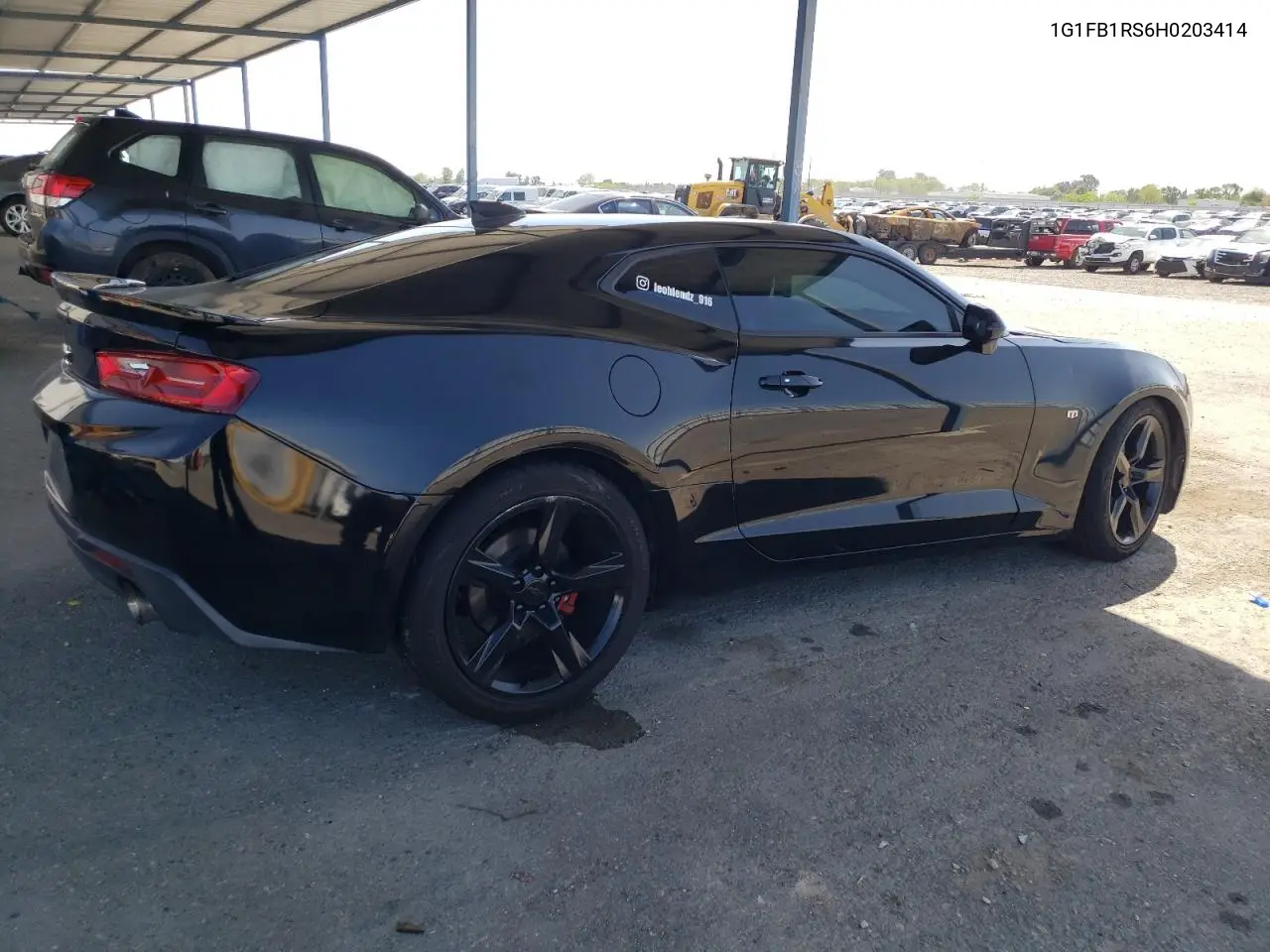 2017 Chevrolet Camaro Lt VIN: 1G1FB1RS6H0203414 Lot: 52602115