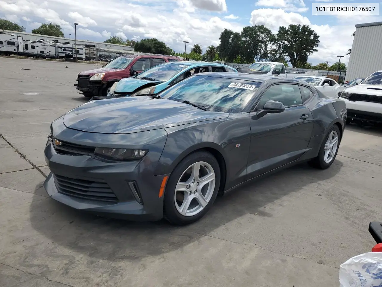 2017 Chevrolet Camaro Lt VIN: 1G1FB1RX3H0176507 Lot: 56200855