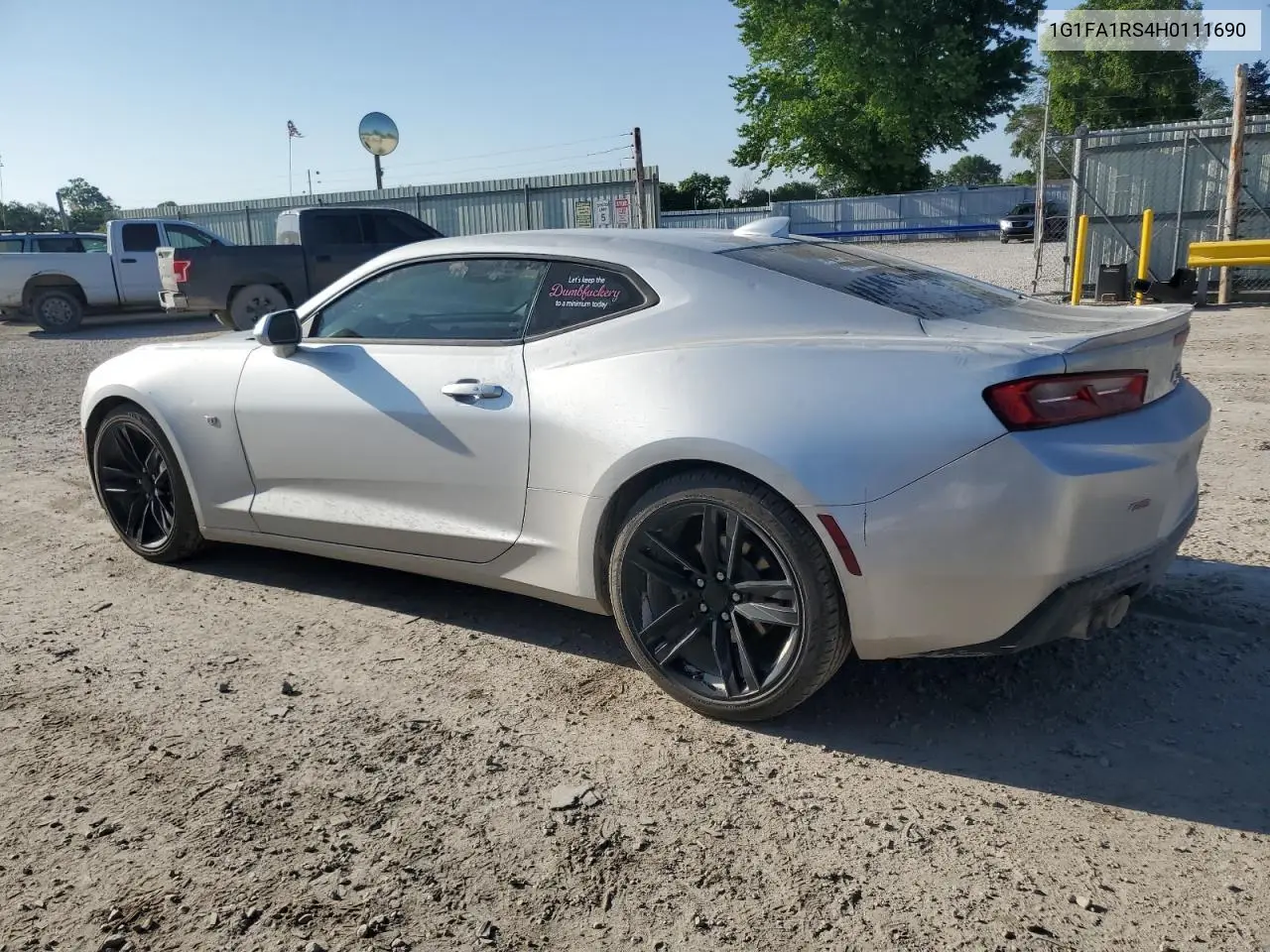 2017 Chevrolet Camaro Ls VIN: 1G1FA1RS4H0111690 Lot: 56609225