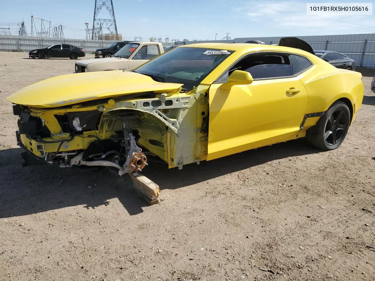 2017 Chevrolet Camaro Lt VIN: 1G1FB1RX5H0105616 Lot: 56635175