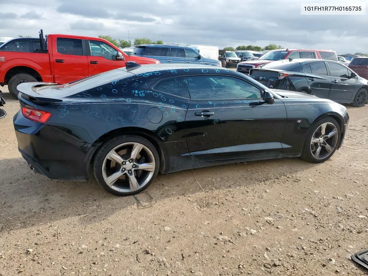 2017 Chevrolet Camaro Ss VIN: 1G1FH1R77H0165735 Lot: 59326805