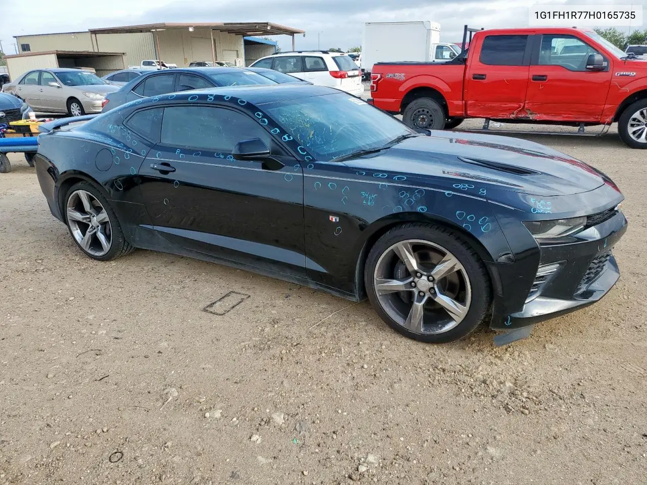2017 Chevrolet Camaro Ss VIN: 1G1FH1R77H0165735 Lot: 59326805