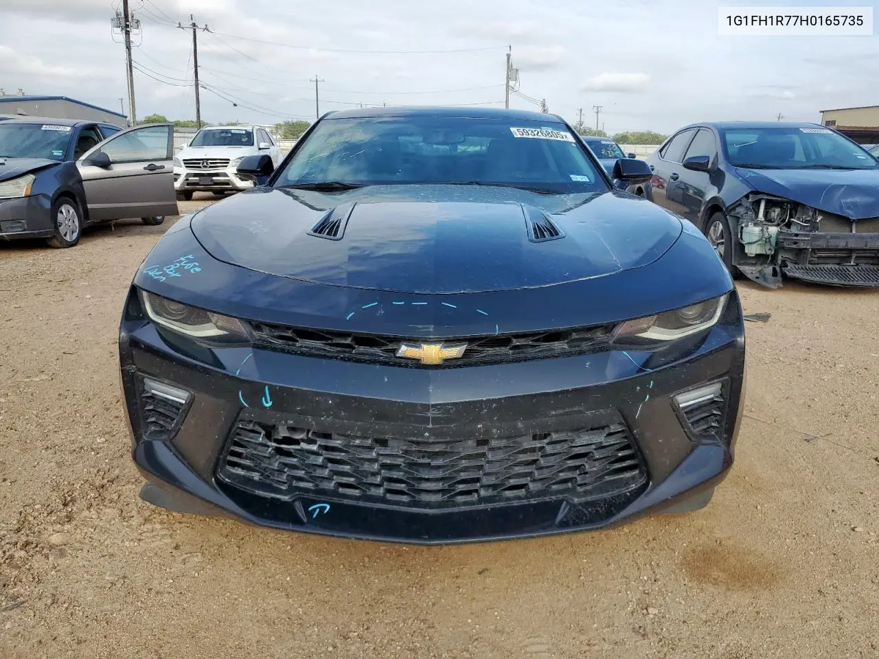2017 Chevrolet Camaro Ss VIN: 1G1FH1R77H0165735 Lot: 59326805