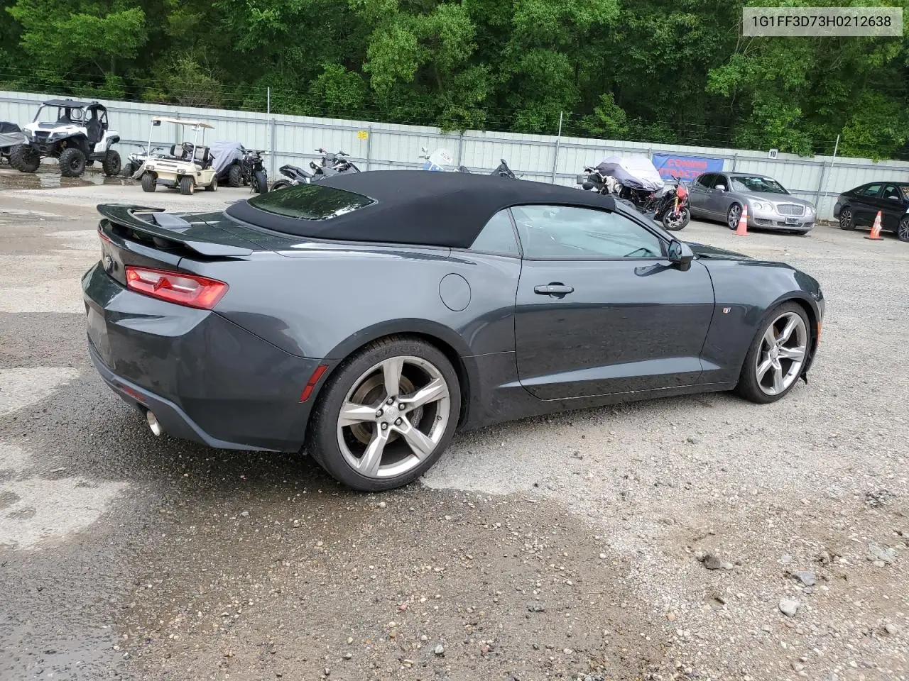 2017 Chevrolet Camaro Ss VIN: 1G1FF3D73H0212638 Lot: 60942195