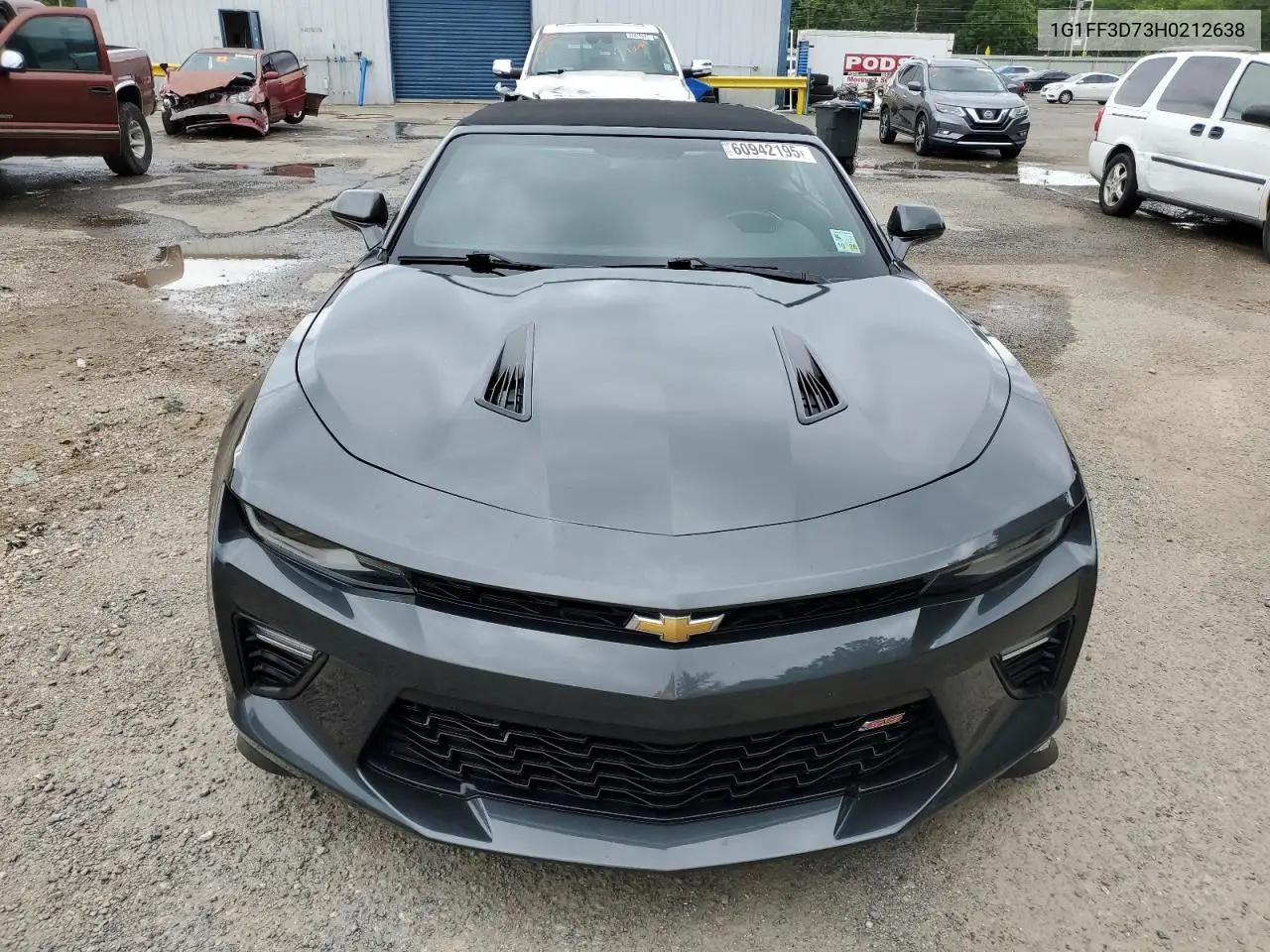 2017 Chevrolet Camaro Ss VIN: 1G1FF3D73H0212638 Lot: 60942195
