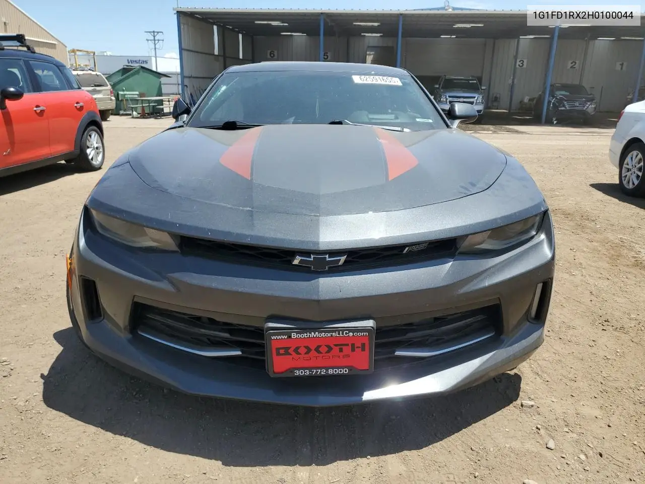 2017 Chevrolet Camaro Lt VIN: 1G1FD1RX2H0100044 Lot: 62591655