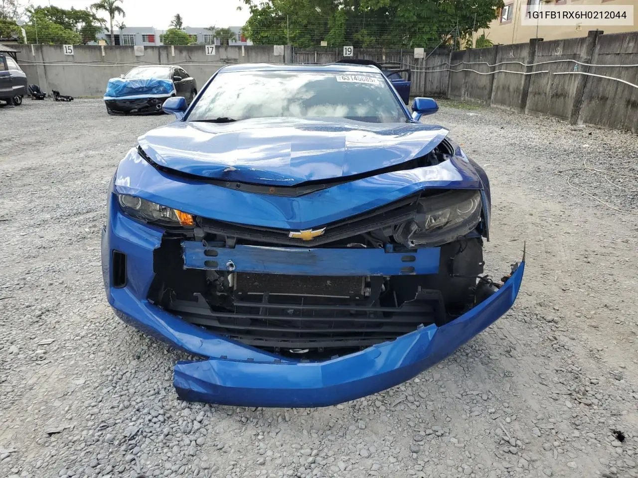2017 Chevrolet Camaro Lt VIN: 1G1FB1RX6H0212044 Lot: 63145685