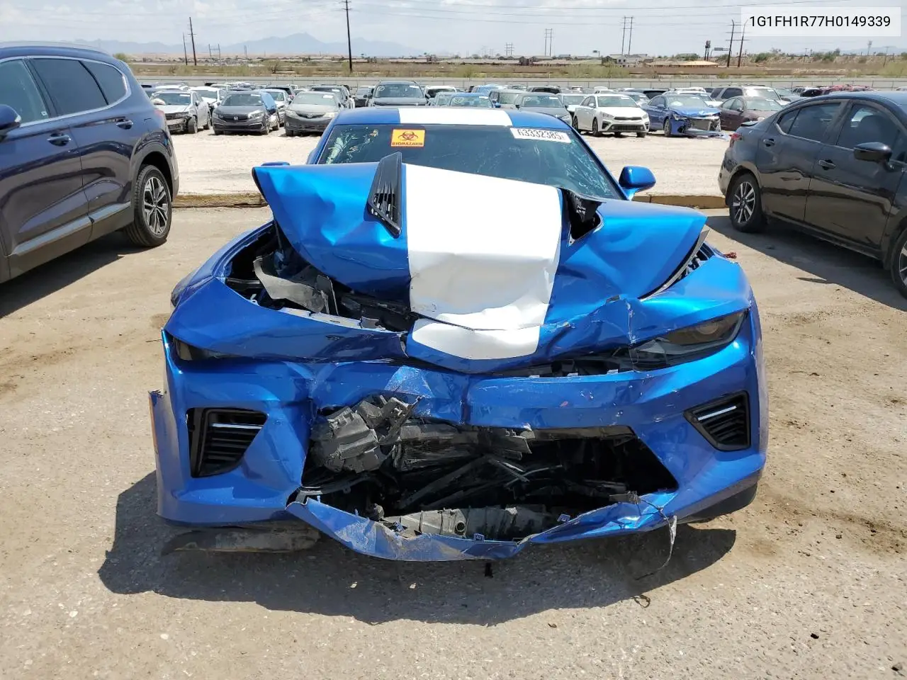 2017 Chevrolet Camaro Ss VIN: 1G1FH1R77H0149339 Lot: 63332385