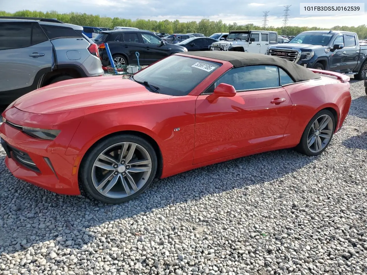 2018 Chevrolet Camaro Lt VIN: 1G1FB3DS5J0162539 Lot: 52697105
