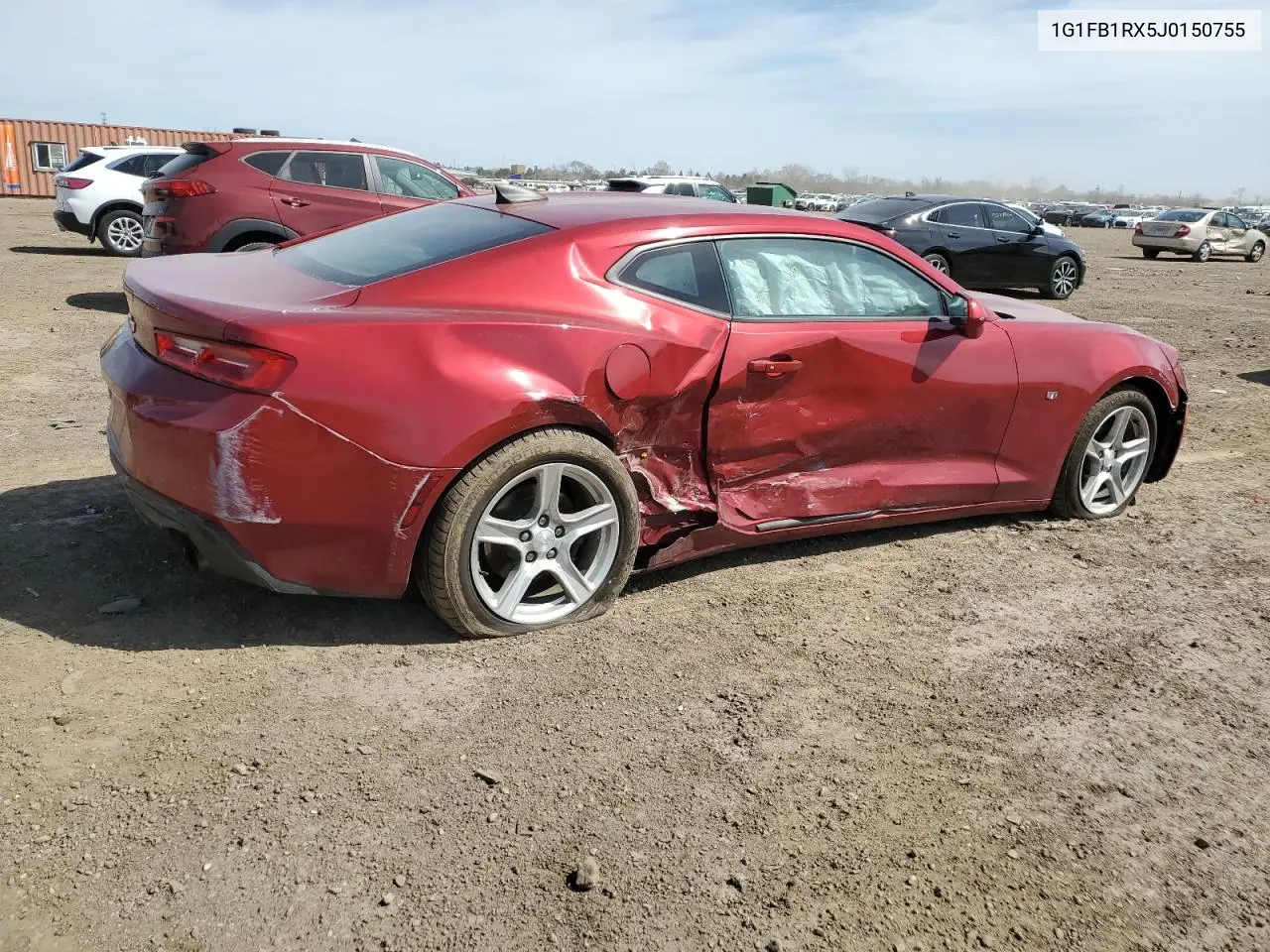 2018 Chevrolet Camaro Lt VIN: 1G1FB1RX5J0150755 Lot: 52884375