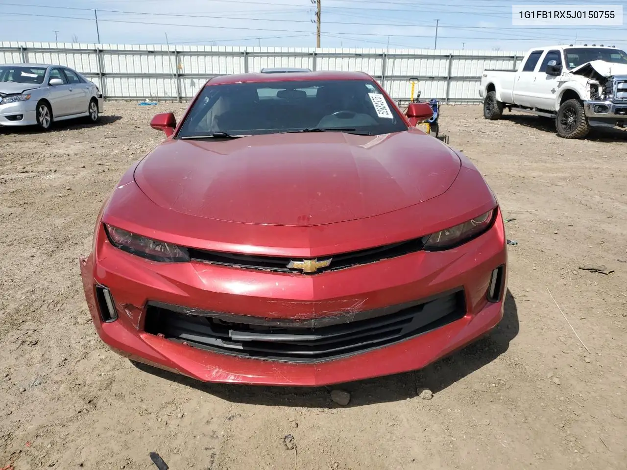 2018 Chevrolet Camaro Lt VIN: 1G1FB1RX5J0150755 Lot: 52884375