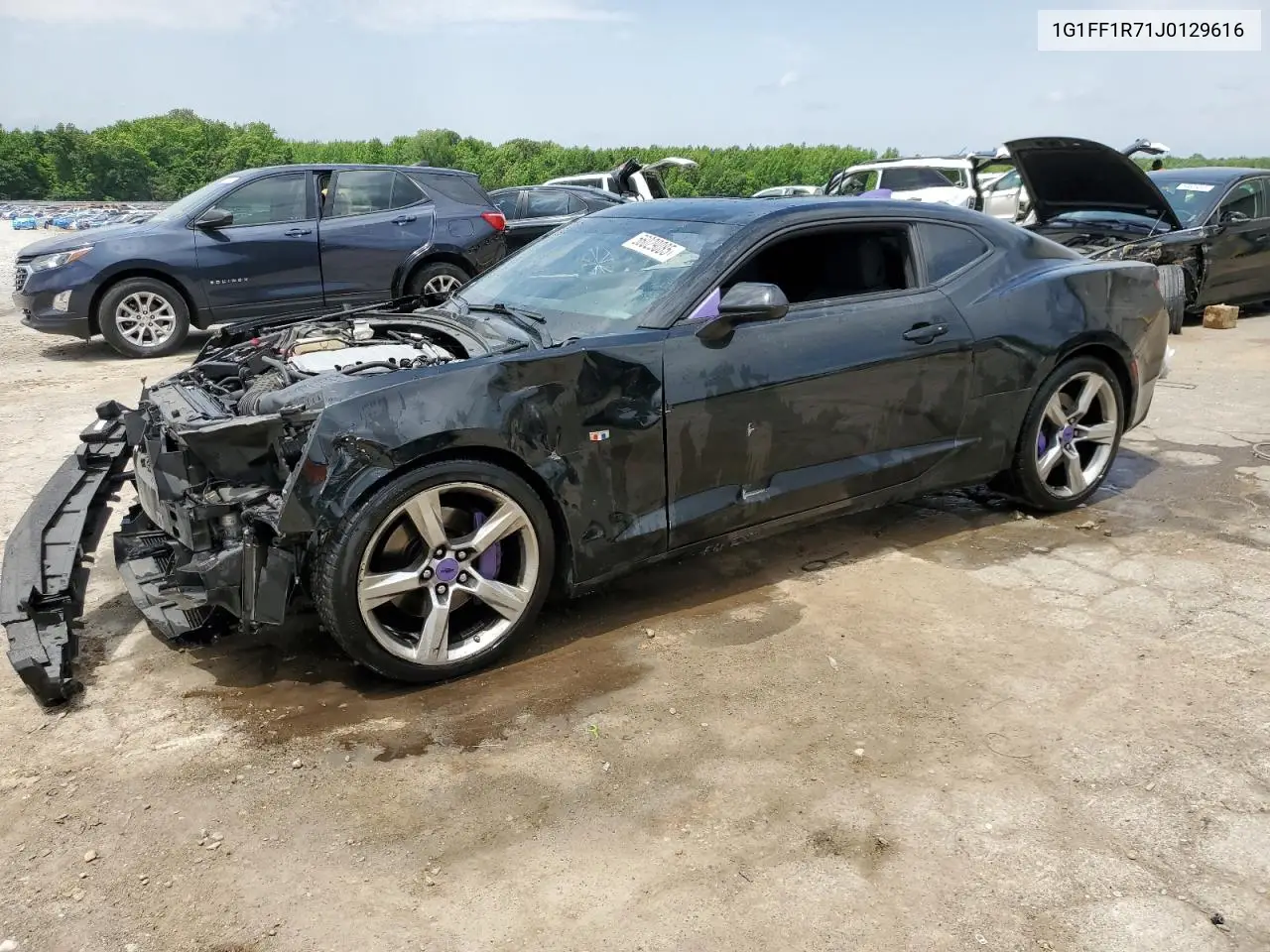 2018 Chevrolet Camaro Ss VIN: 1G1FF1R71J0129616 Lot: 56029085