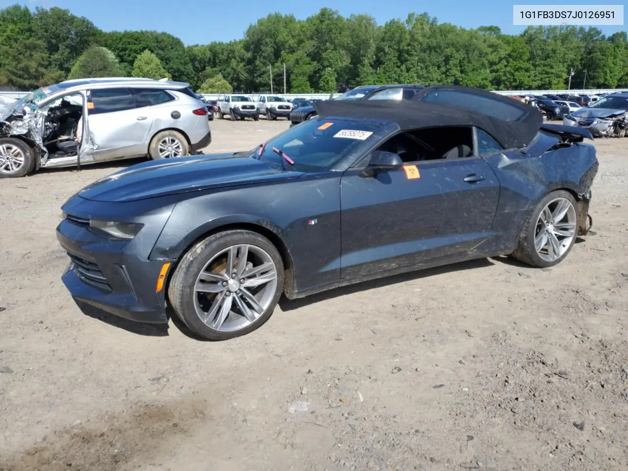 2018 Chevrolet Camaro Lt VIN: 1G1FB3DS7J0126951 Lot: 56295275