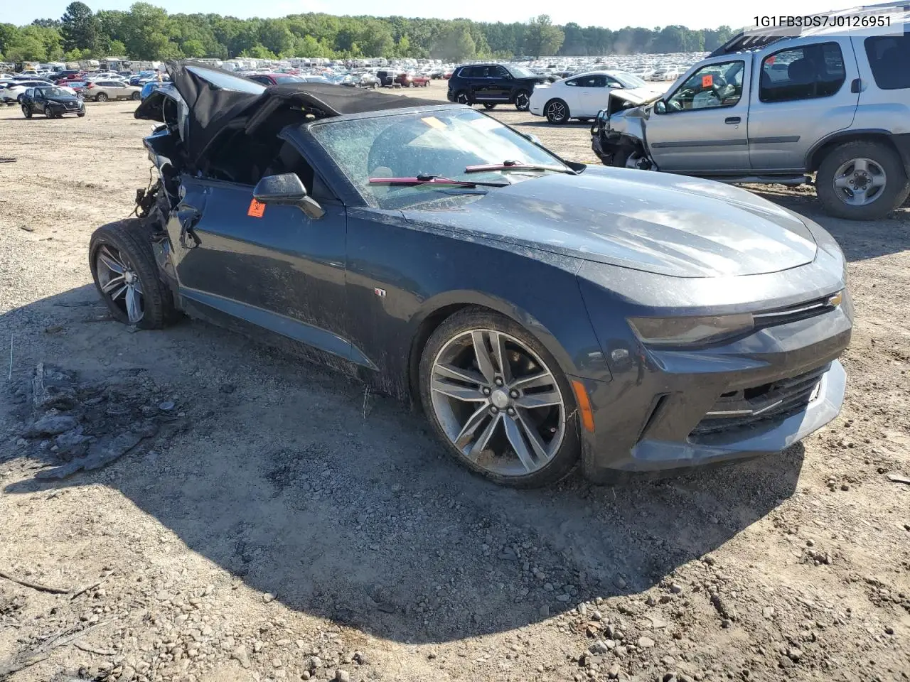 2018 Chevrolet Camaro Lt VIN: 1G1FB3DS7J0126951 Lot: 56295275