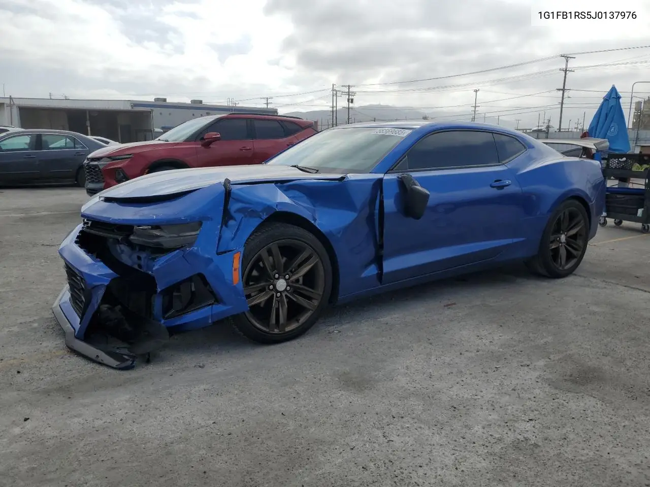 2018 Chevrolet Camaro Lt VIN: 1G1FB1RS5J0137976 Lot: 56569685