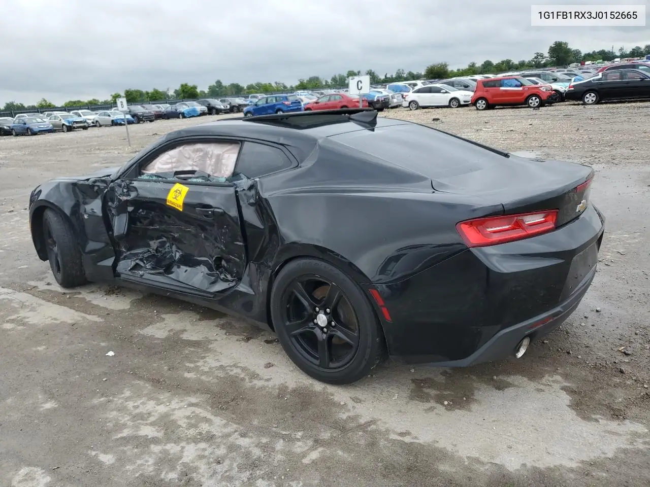 2018 Chevrolet Camaro Lt VIN: 1G1FB1RX3J0152665 Lot: 56735335