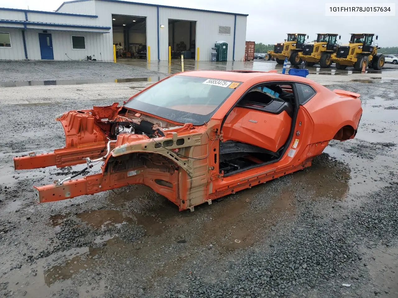2018 Chevrolet Camaro Ss VIN: 1G1FH1R78J0157634 Lot: 56853475