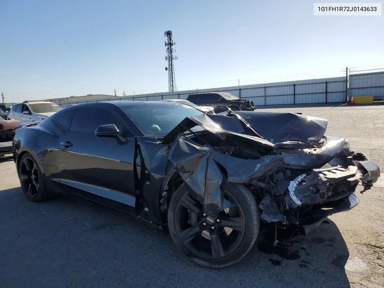 2018 Chevrolet Camaro Ss VIN: 1G1FH1R72J0143633 Lot: 56994105