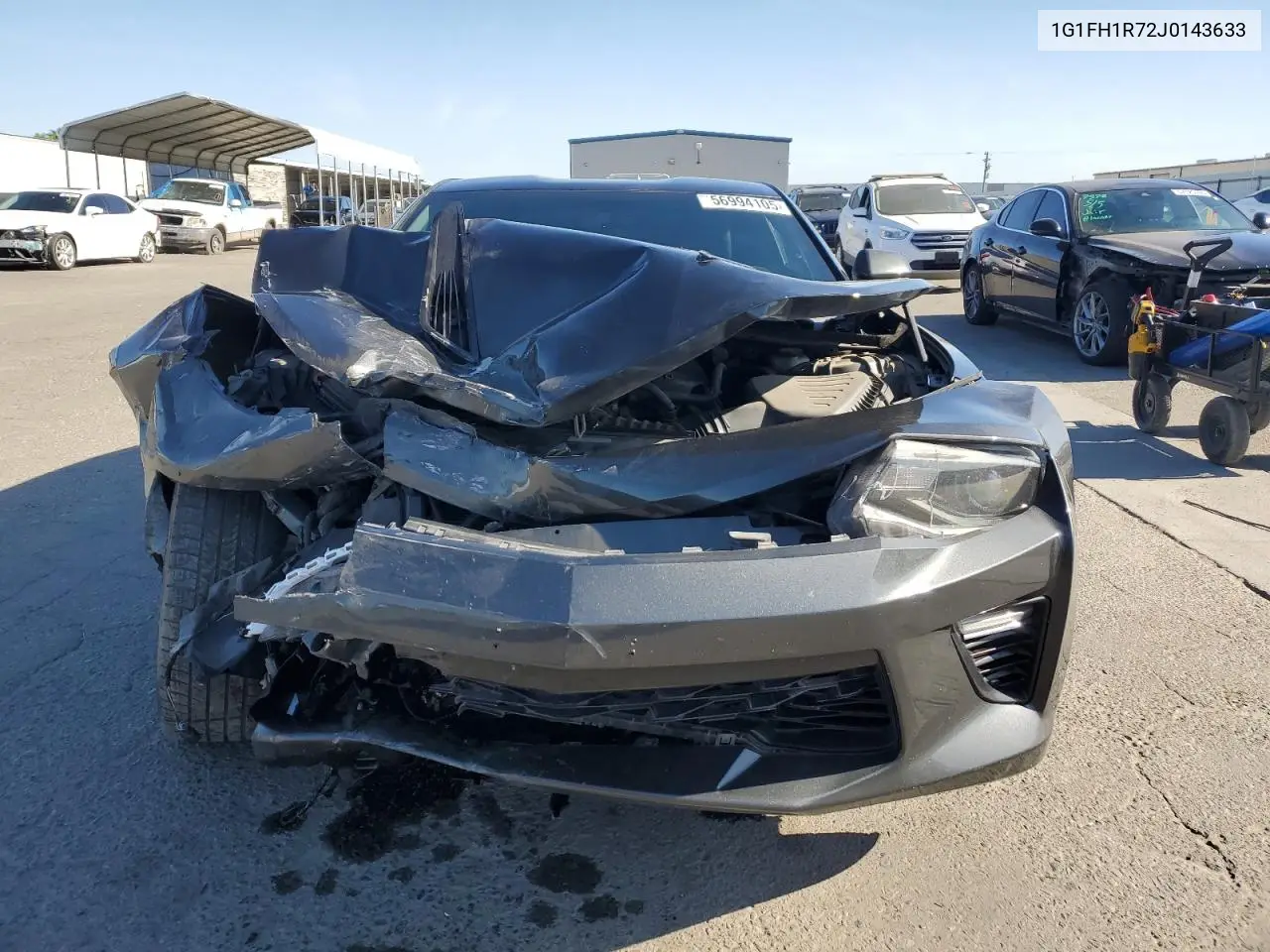 2018 Chevrolet Camaro Ss VIN: 1G1FH1R72J0143633 Lot: 56994105