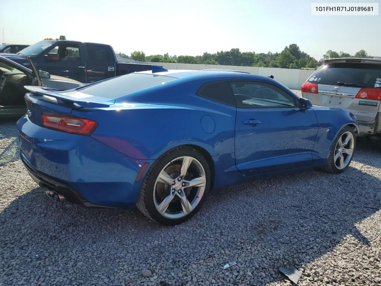 2018 Chevrolet Camaro Ss VIN: 1G1FH1R71J0189681 Lot: 58822845