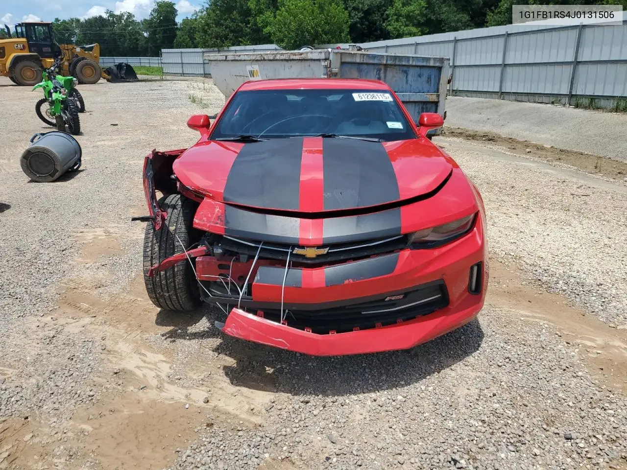 2018 Chevrolet Camaro Lt VIN: 1G1FB1RS4J0131506 Lot: 61236115