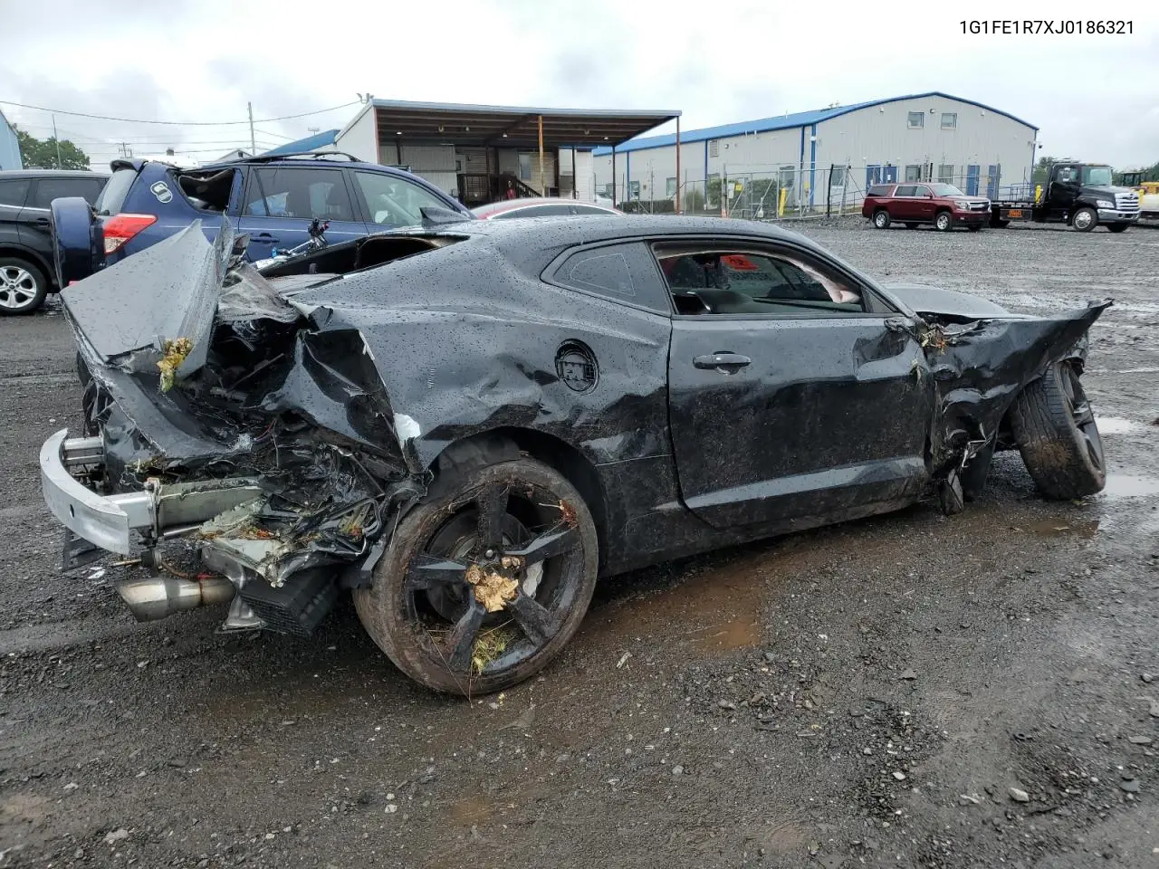 2018 Chevrolet Camaro Ss VIN: 1G1FE1R7XJ0186321 Lot: 62278435