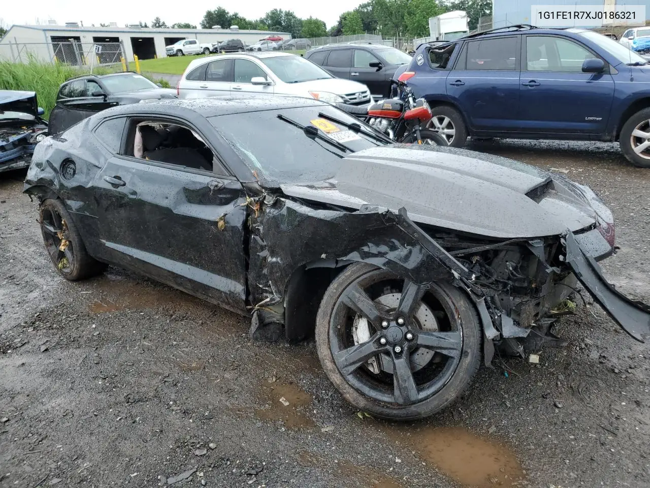 2018 Chevrolet Camaro Ss VIN: 1G1FE1R7XJ0186321 Lot: 62278435