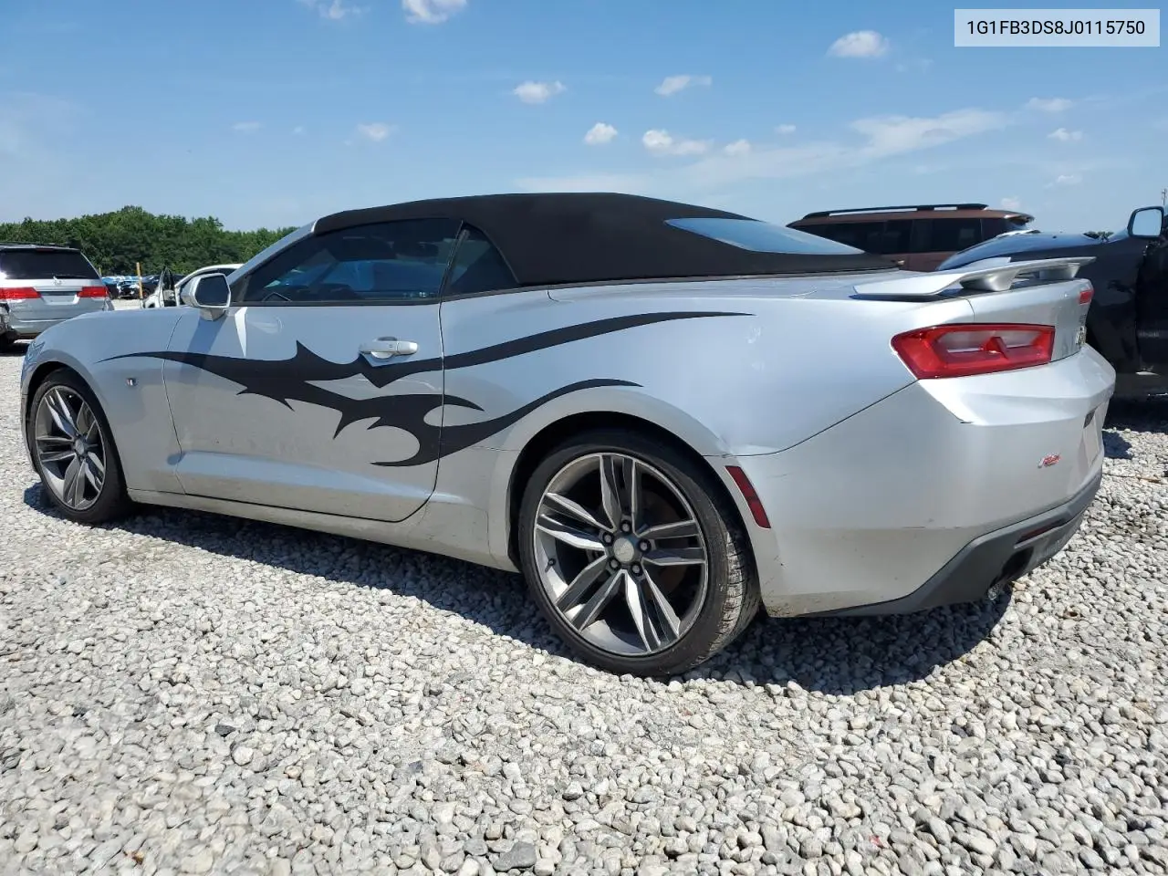 2018 Chevrolet Camaro Lt VIN: 1G1FB3DS8J0115750 Lot: 62947665