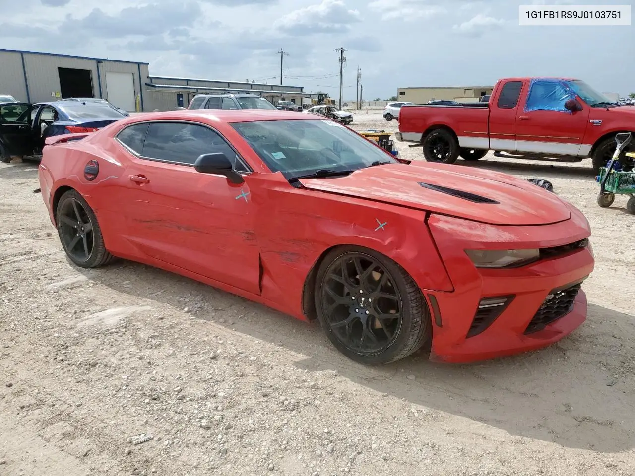 2018 Chevrolet Camaro Lt VIN: 1G1FB1RS9J0103751 Lot: 62951095