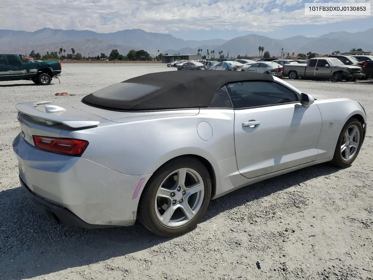 2018 Chevrolet Camaro Lt VIN: 1G1FB3DX0J0130853 Lot: 63020925