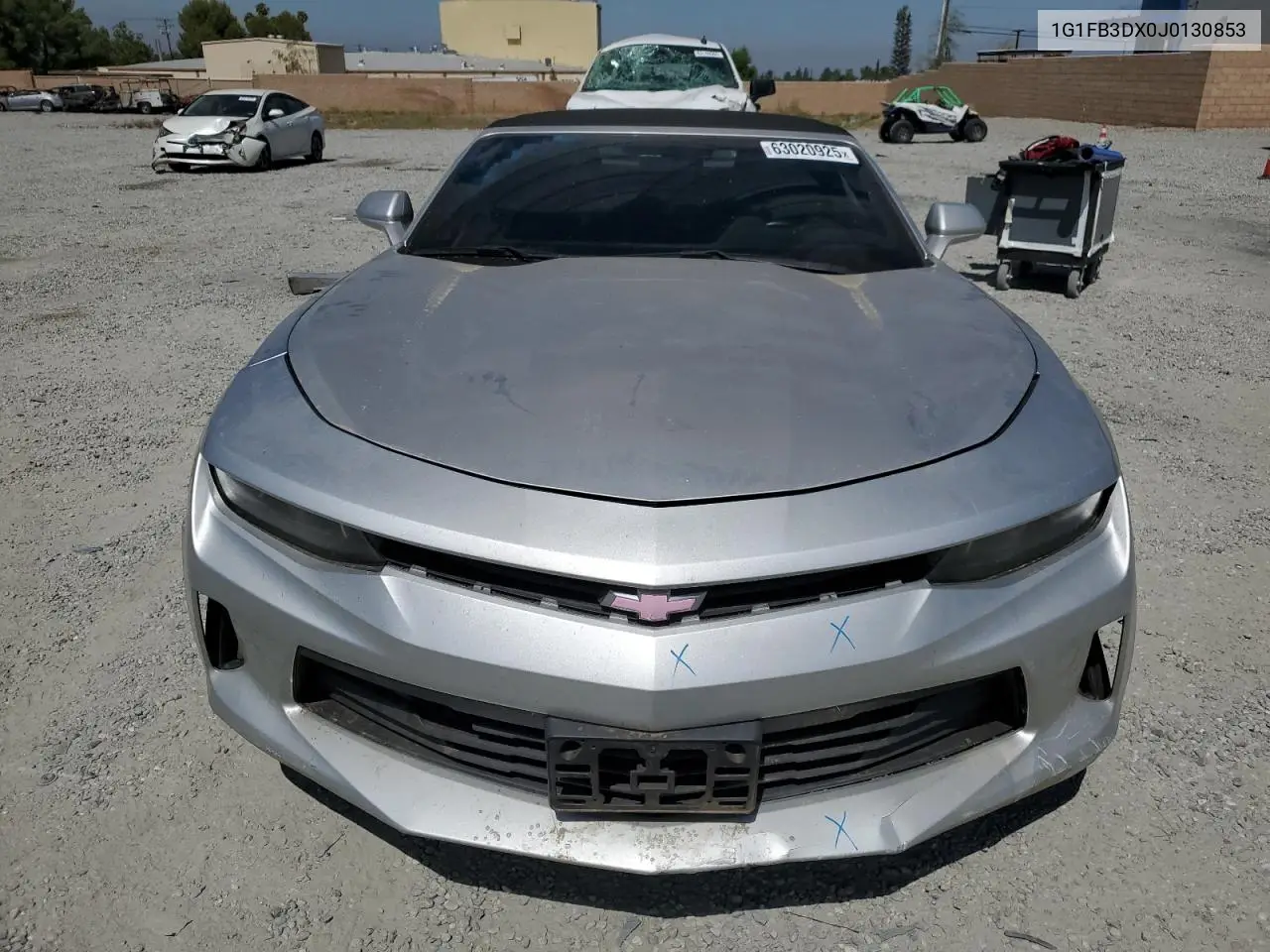 2018 Chevrolet Camaro Lt VIN: 1G1FB3DX0J0130853 Lot: 63020925