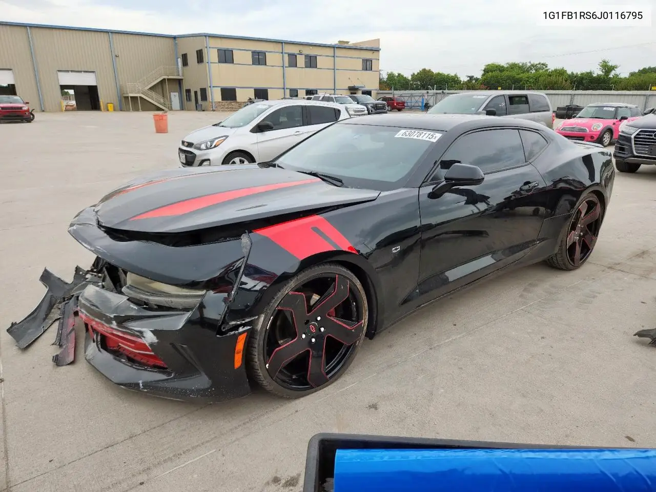 2018 Chevrolet Camaro Lt VIN: 1G1FB1RS6J0116795 Lot: 63078115