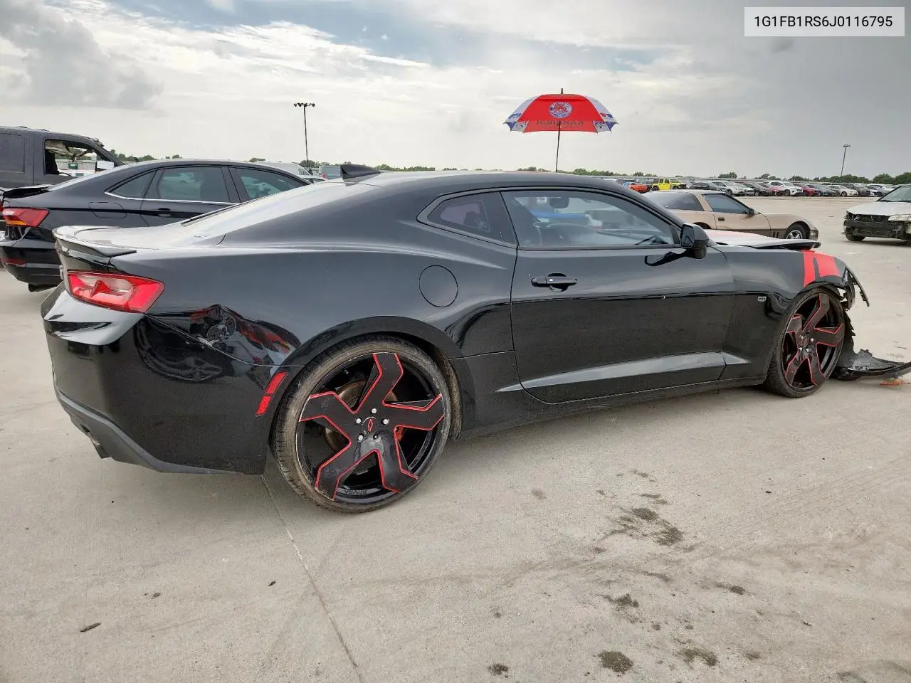 2018 Chevrolet Camaro Lt VIN: 1G1FB1RS6J0116795 Lot: 63078115