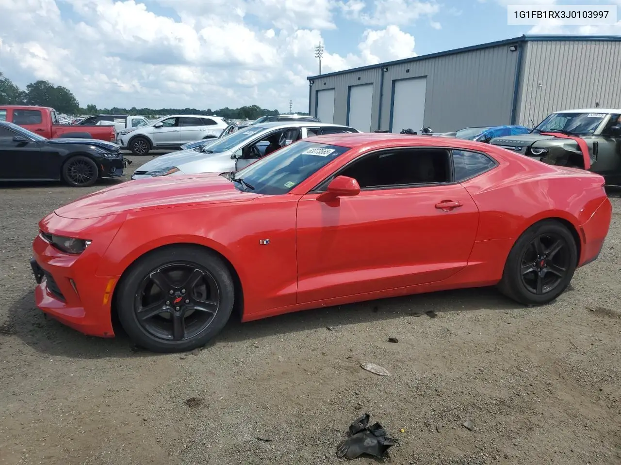 2018 Chevrolet Camaro Lt VIN: 1G1FB1RX3J0103997 Lot: 63273565