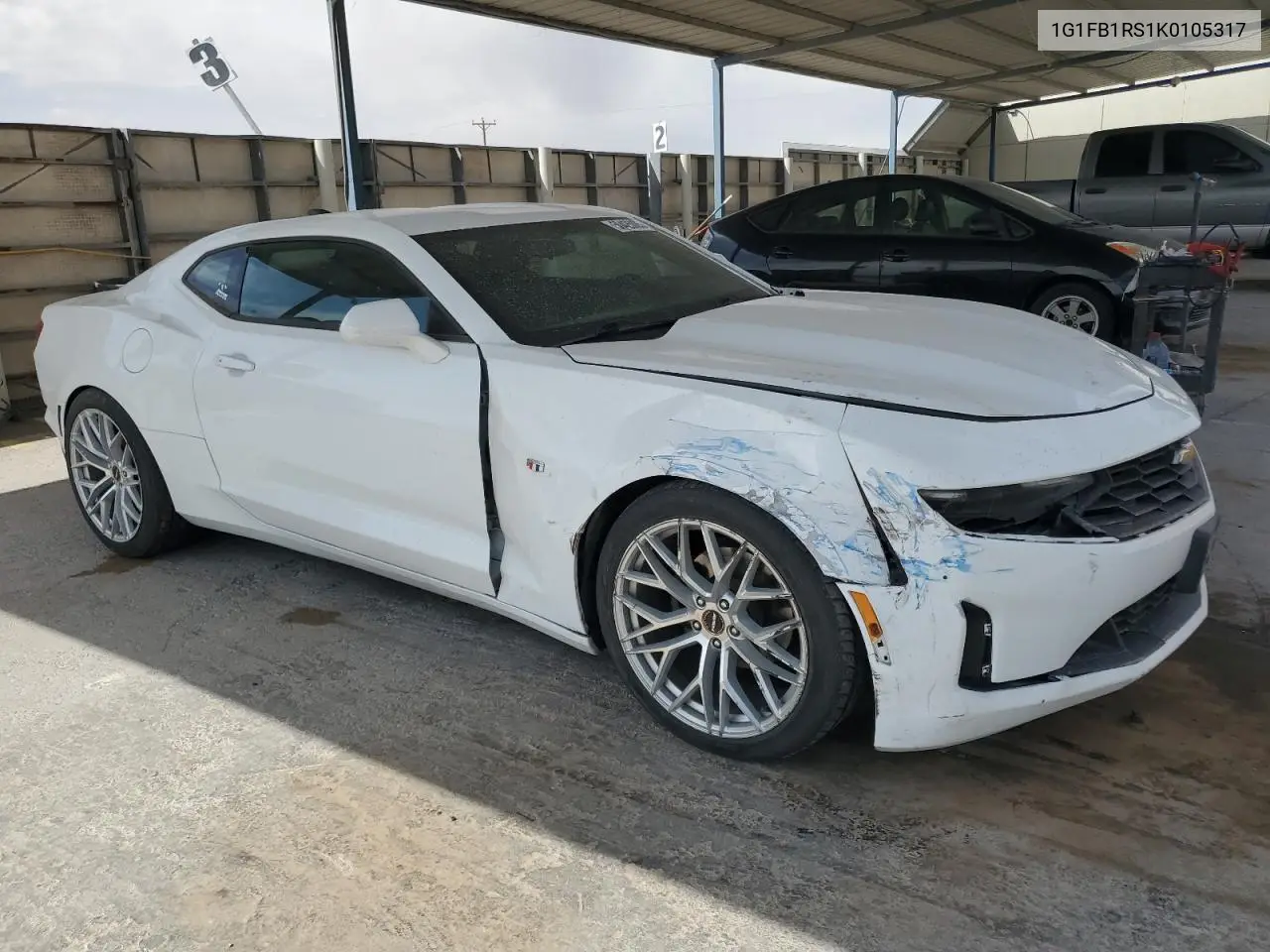 2019 Chevrolet Camaro Ls VIN: 1G1FB1RS1K0105317 Lot: 50425085