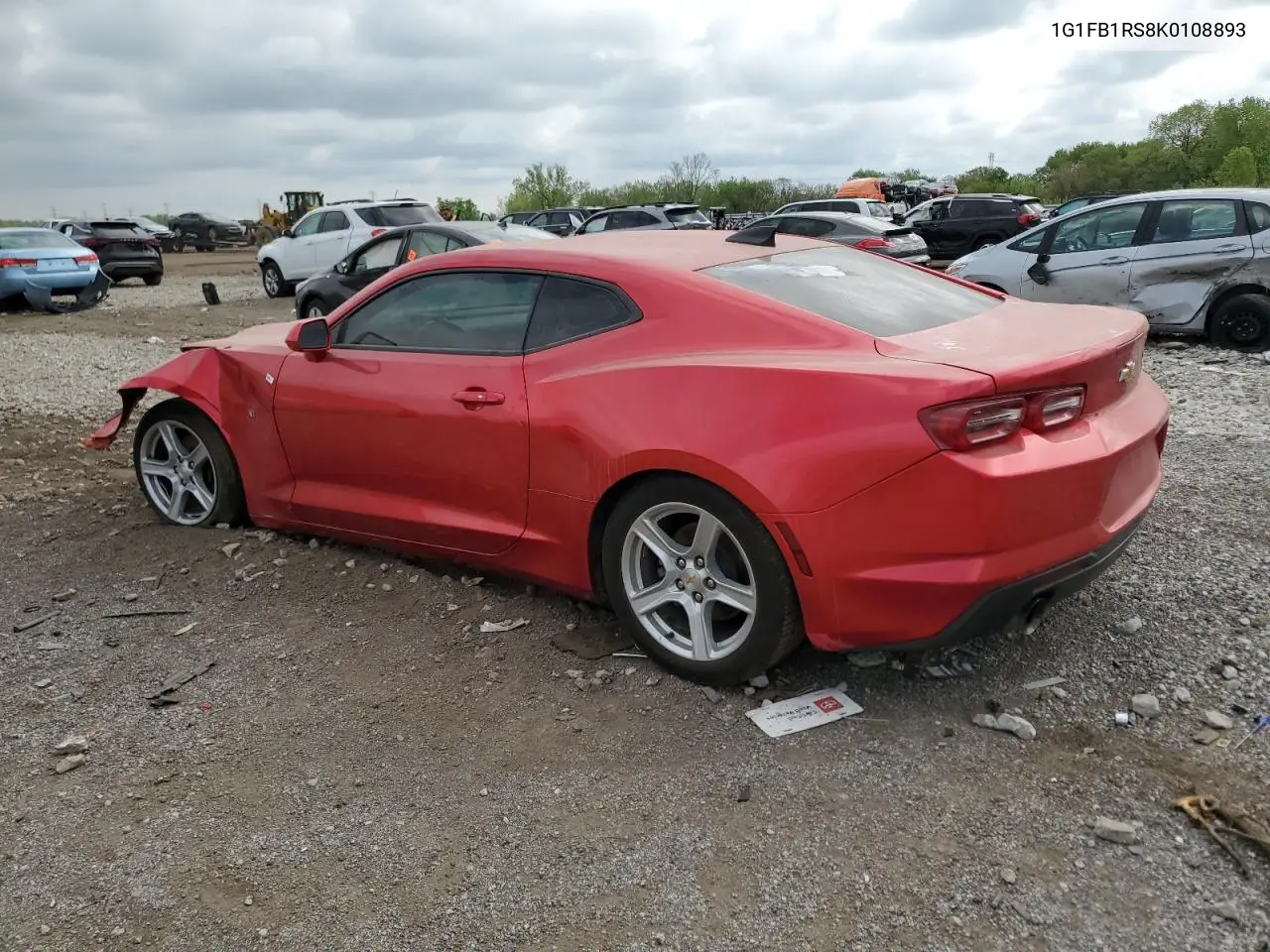 2019 Chevrolet Camaro Ls VIN: 1G1FB1RS8K0108893 Lot: 55859075