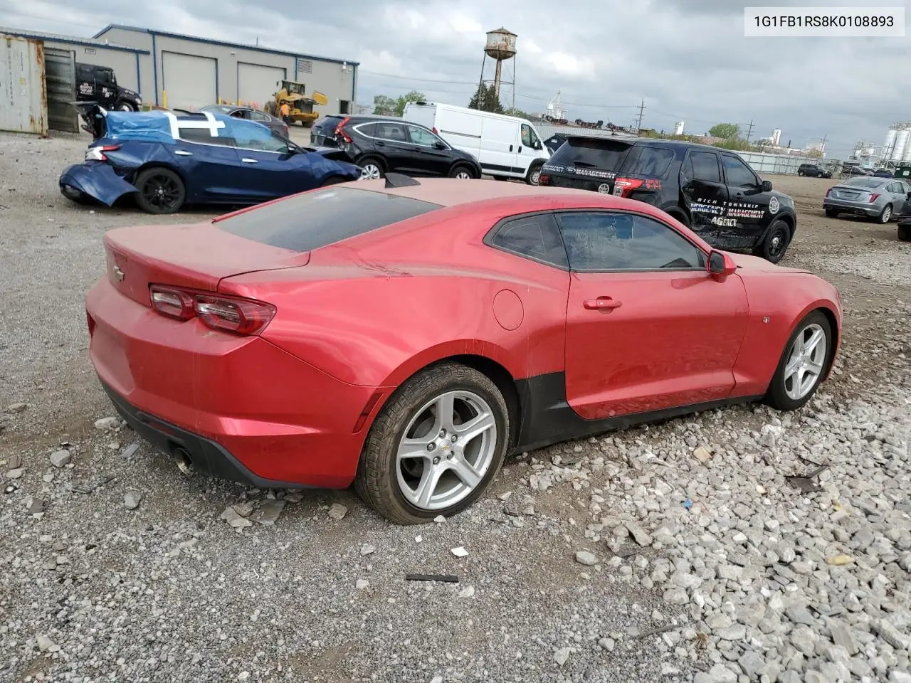 2019 Chevrolet Camaro Ls VIN: 1G1FB1RS8K0108893 Lot: 55859075