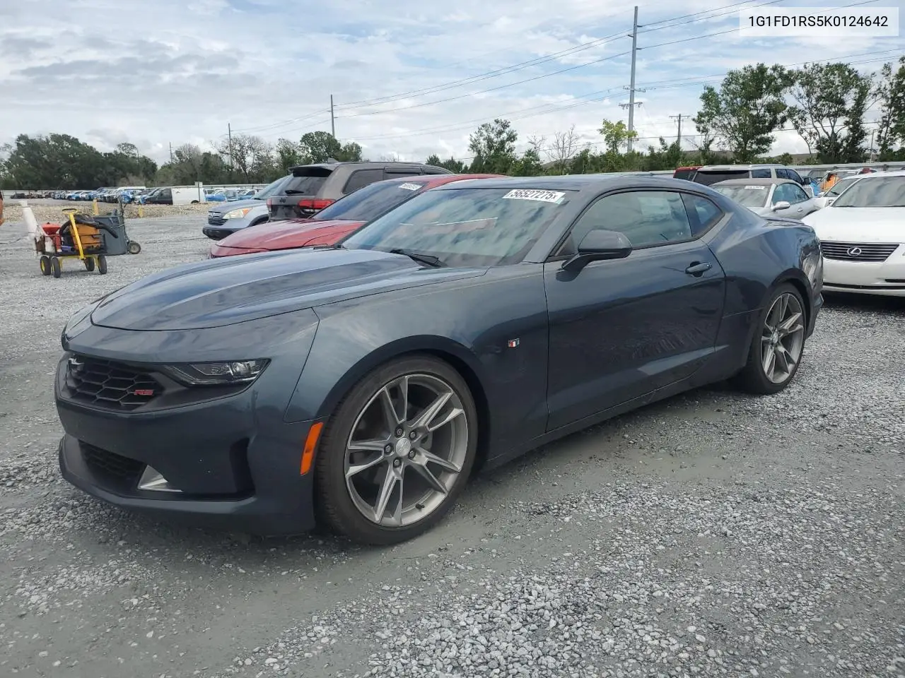 2019 Chevrolet Camaro Lt VIN: 1G1FD1RS5K0124642 Lot: 56527275
