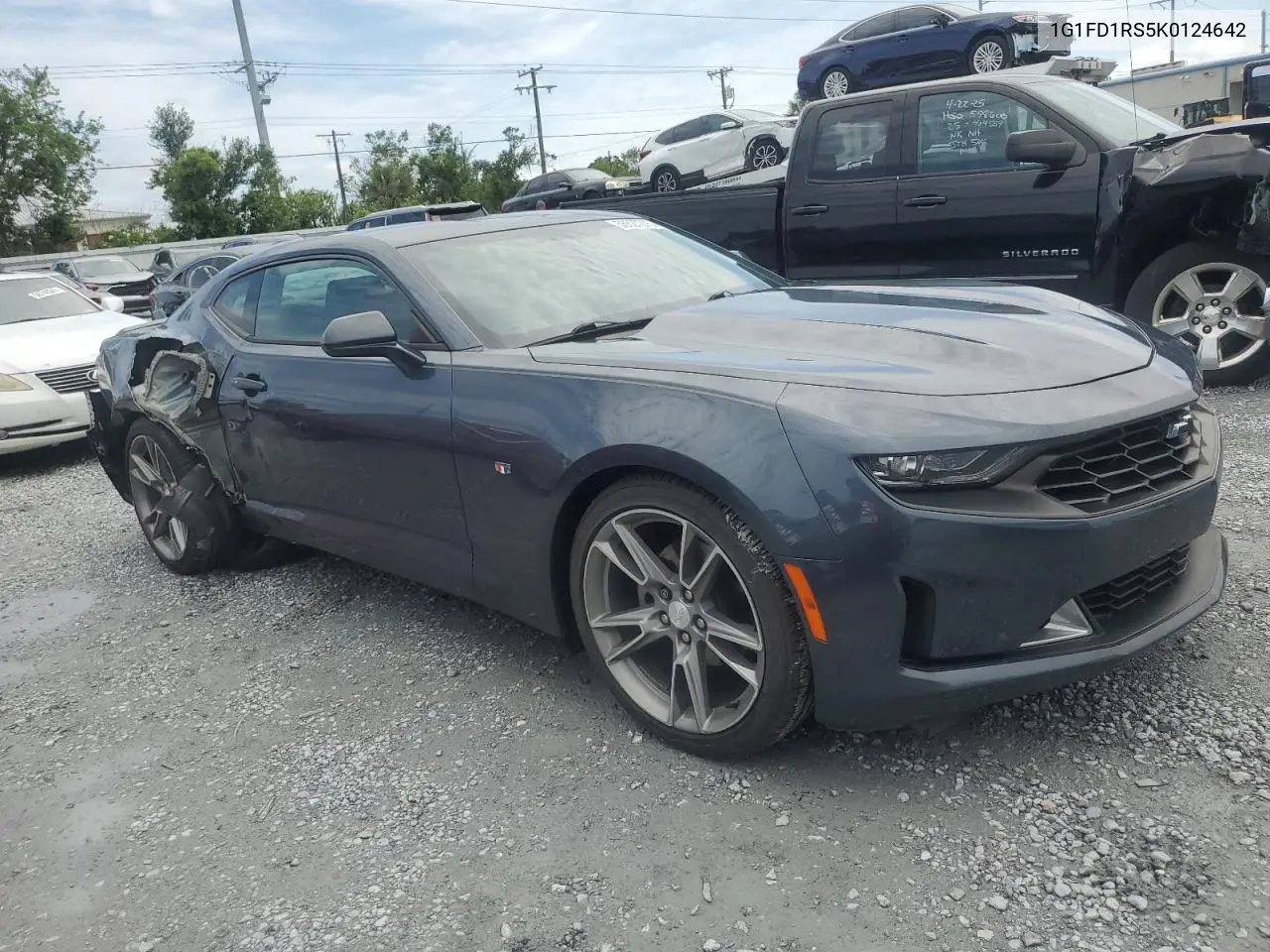 2019 Chevrolet Camaro Lt VIN: 1G1FD1RS5K0124642 Lot: 56527275
