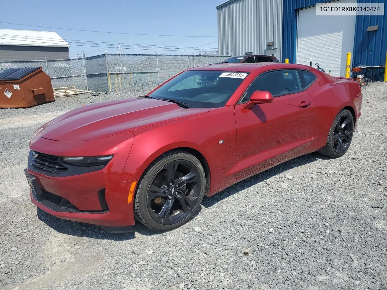 2019 Chevrolet Camaro Lt VIN: 1G1FD1RX8K0140474 Lot: 56942855